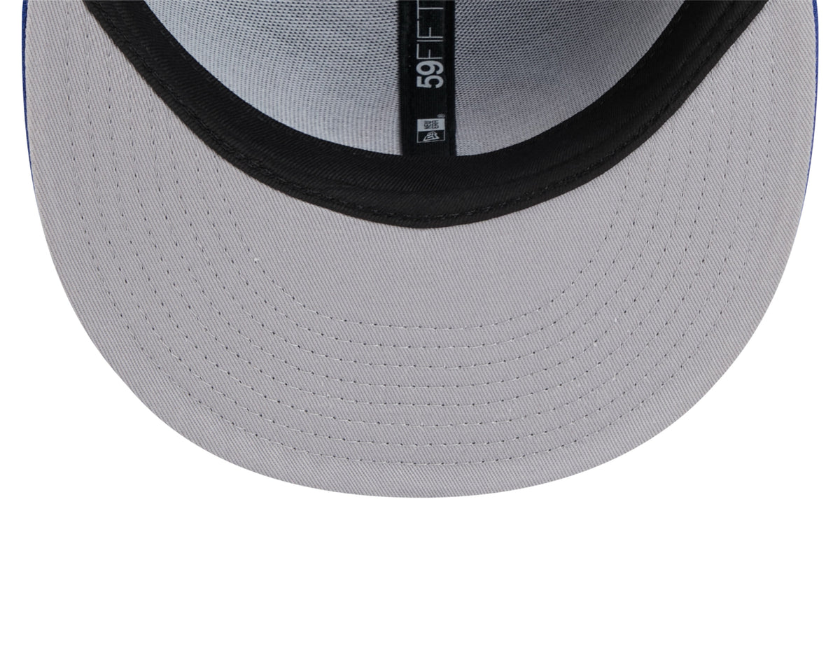 Quebec Nordiques NHL New Era Men Royal Blue 59Fifty Core Fitted Hat product image 7, provided for visual reference and