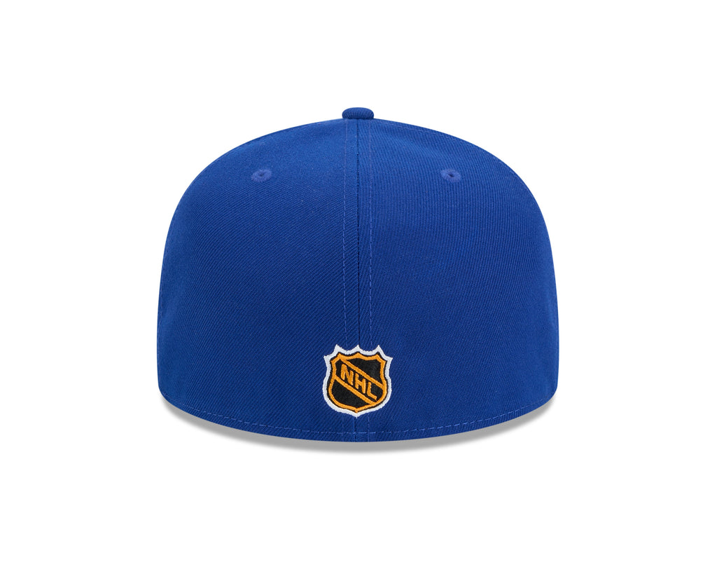 Quebec Nordiques NHL New Era Men Royal Blue 59Fifty Core Fitted Hat product image 2, provided for visual reference and