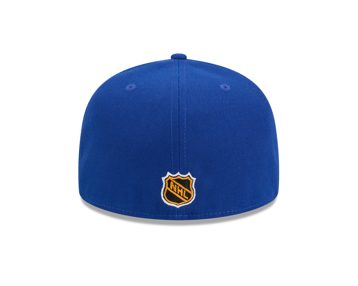 Quebec Nordiques NHL New Era Men Royal Blue 59Fifty Core Fitted Hat product image 2, provided for visual reference and