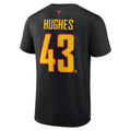 Quinn Hughes Vancouver Canucks NHL Fanatics Branded Men Black Alternate Authentic T Shirt product image 1, provided for