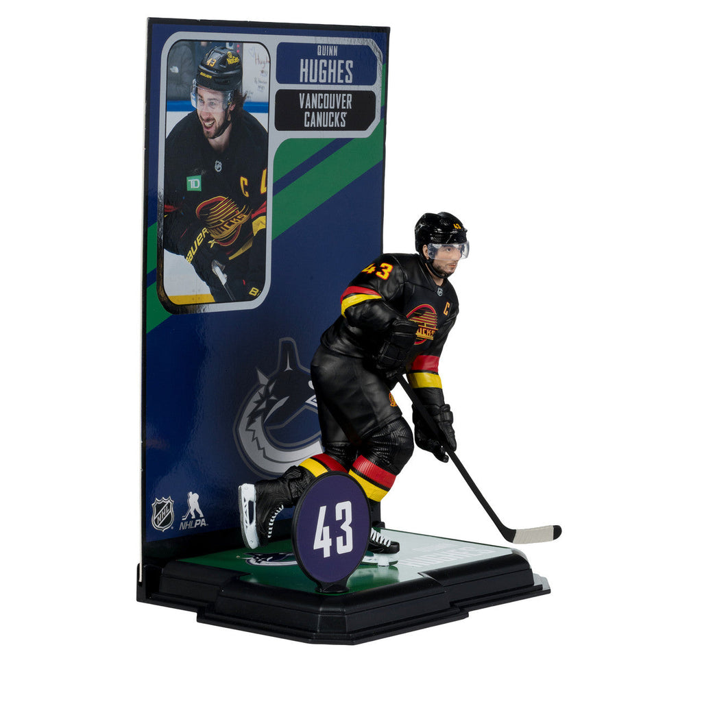 Quinn Hughes Vancouver Canucks NHL McFarlane Toys Alternate Uniform Legacy Series 7" Action Figure product image 3, provided