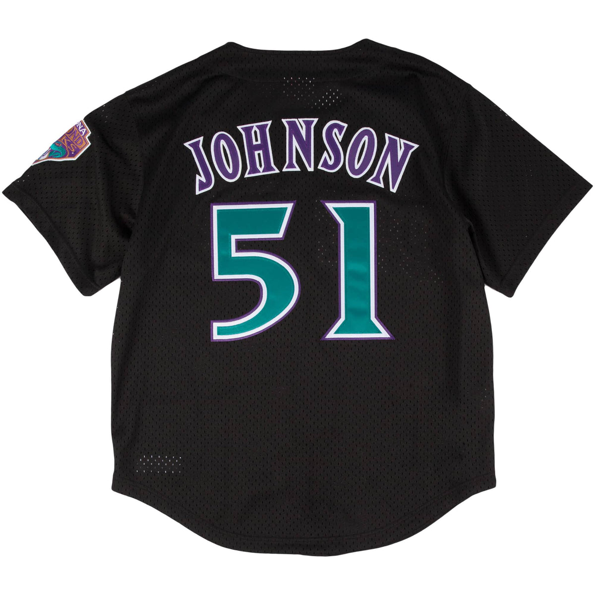 Randy Johnson Arizona Diamondbacks MLB Mitchell & Ness Men Black 1999 Authentic BP Jersey product image 1, provided for