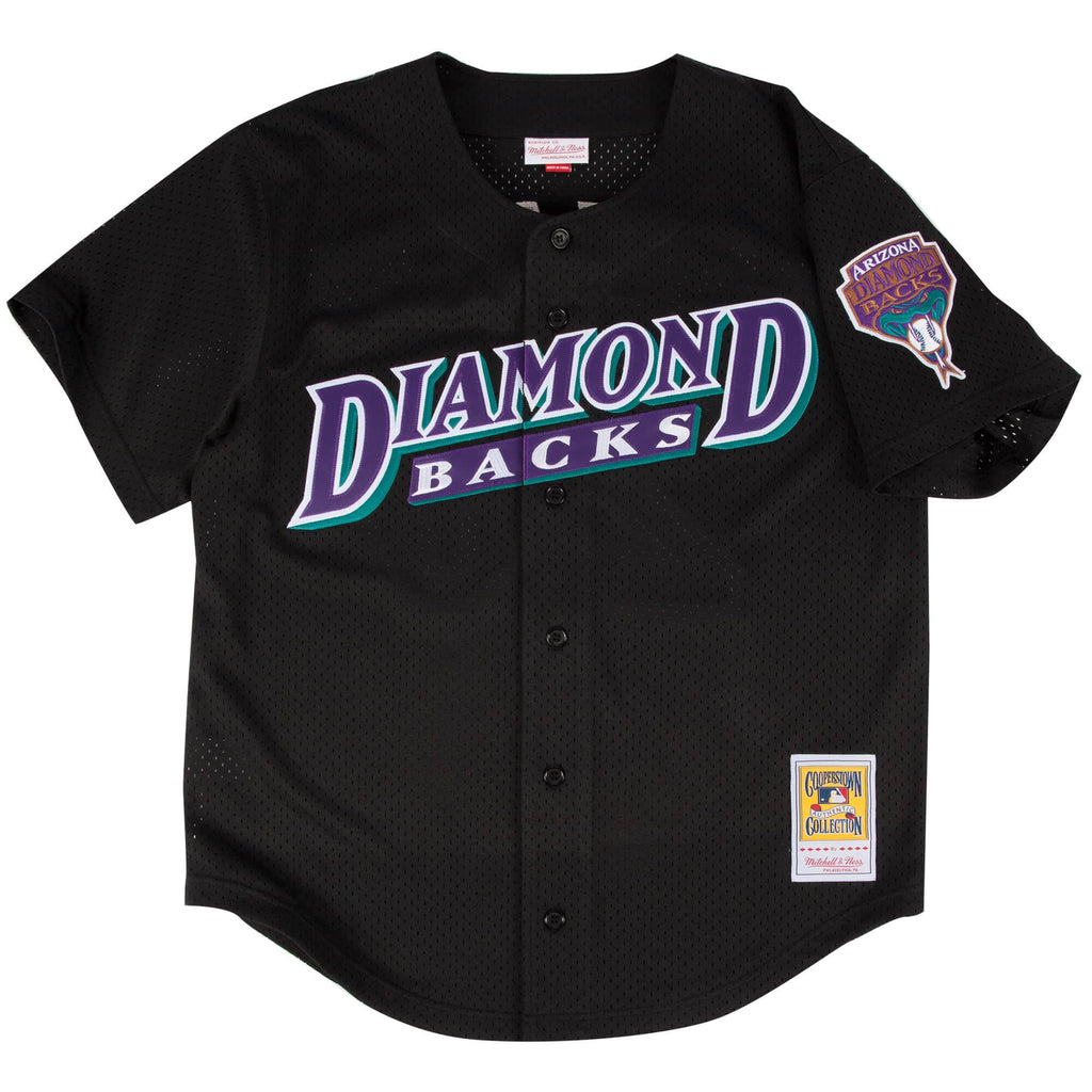 Randy Johnson Arizona Diamondbacks MLB Mitchell & Ness Men Black 1999 Authentic BP Jersey product image 2, provided for