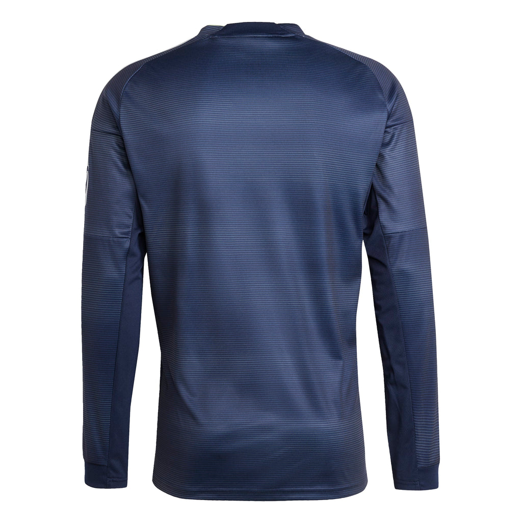 Real Madrid La Liga Adidas Men Navy 2025/26 Replica Long Sleeve Jersey product image 2, provided for visual reference and