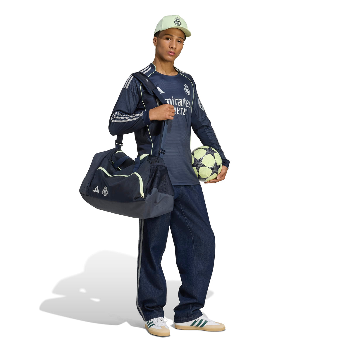 Real Madrid La Liga Adidas Men Navy 2025/26 Replica Long Sleeve Jersey product image 5, provided for visual reference and