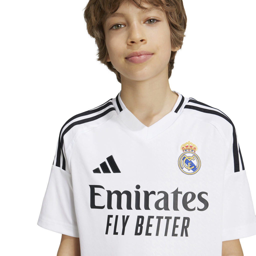 Real Madrid La Liga Adidas Youth White 2024/25 Replica Home Jersey product image 8, provided for visual reference and