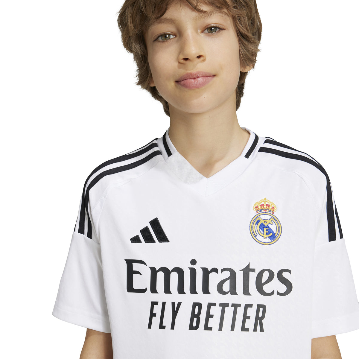 Real Madrid La Liga Adidas Youth White 2024/25 Replica Home Jersey product image 8, provided for visual reference and
