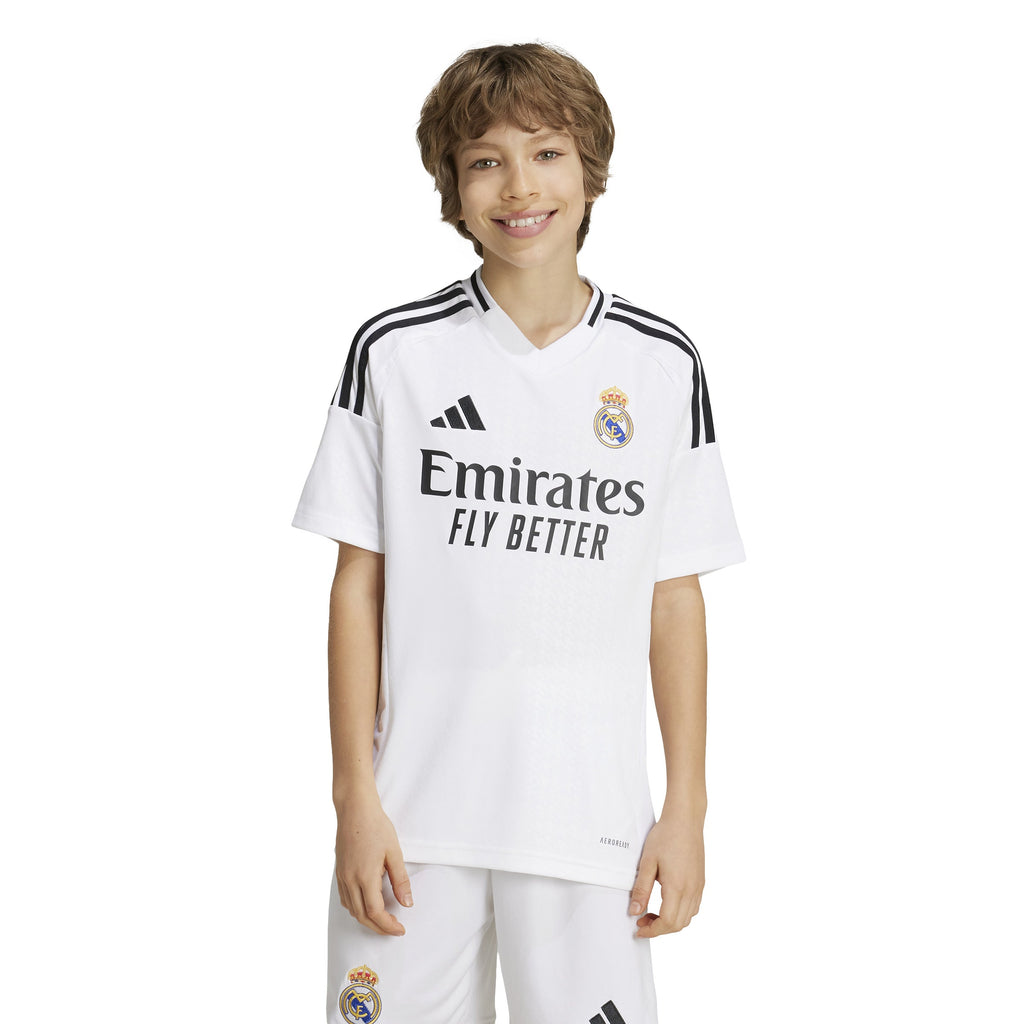 Real Madrid La Liga Adidas Youth White 2024/25 Replica Home Jersey product image 3, provided for visual reference and