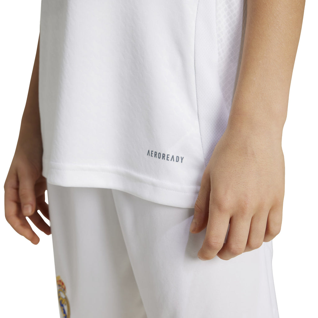 Real Madrid La Liga Adidas Youth White 2024/25 Replica Home Jersey product image 7, provided for visual reference and
