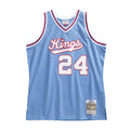Reggie Theus Sacramento Kings NBA Mitchell & Ness Men Light Blue 1985-86 Hardwood Classics Swingman Jersey product image 1,