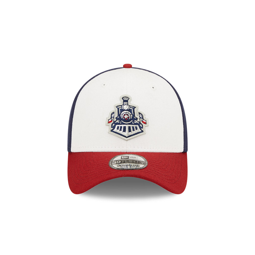 Round Rock Express MiLB New Era Men White/Red 39Thirty Alternate Authentic Collection Stretch Fit Hat product image 3,