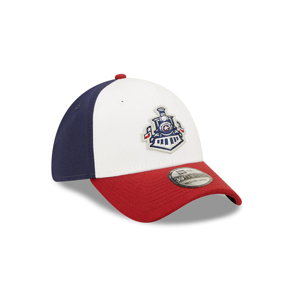 Round Rock Express MiLB New Era Men White/Red 39Thirty Alternate Authentic Collection Stretch Fit Hat product image 4,