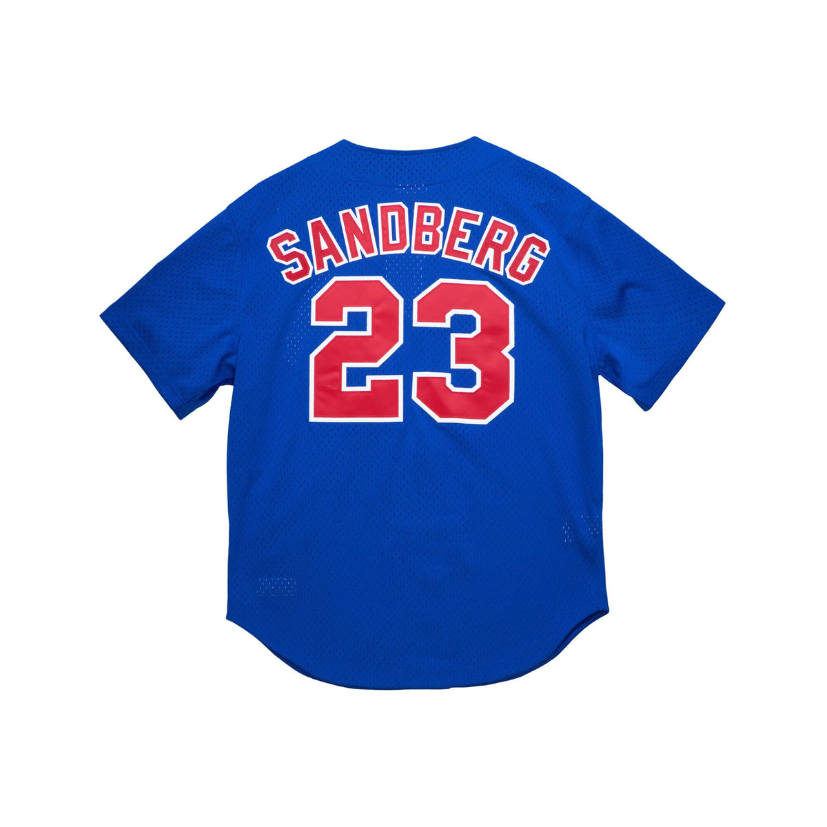Ryne Sandberg Chicago Cubs MLB Mitchell & Ness Men Royal 1997 Authentic BP Jersey product image 1, provided for visual