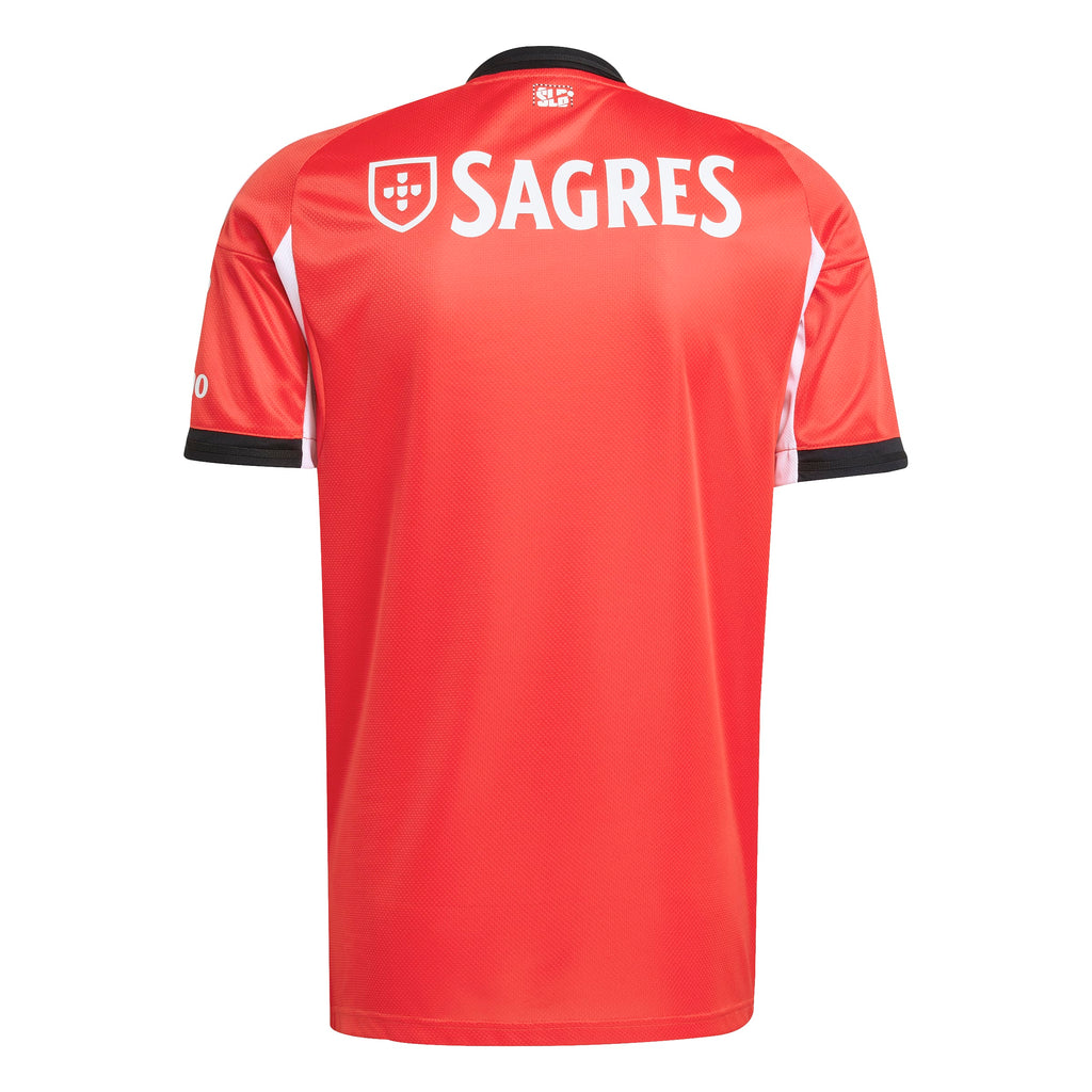 SL Benfica LPFP Adidas Men Red 2025/26 Home Replica Jersey product image 2, provided for visual reference and product detail