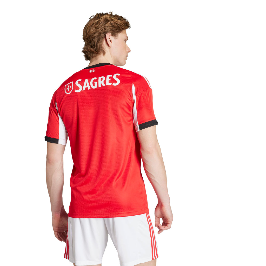 SL Benfica LPFP Adidas Men Red 2025/26 Home Replica Jersey product image 4, provided for visual reference and product detail