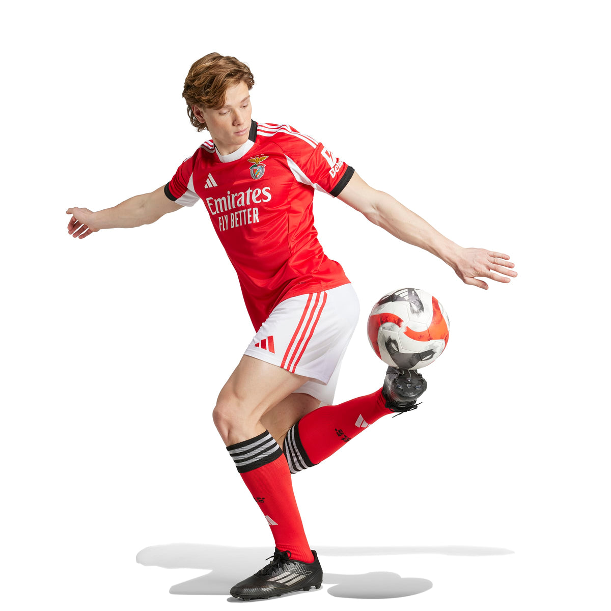 SL Benfica LPFP Adidas Men Red 2025/26 Home Replica Jersey product image 5, provided for visual reference and product detail