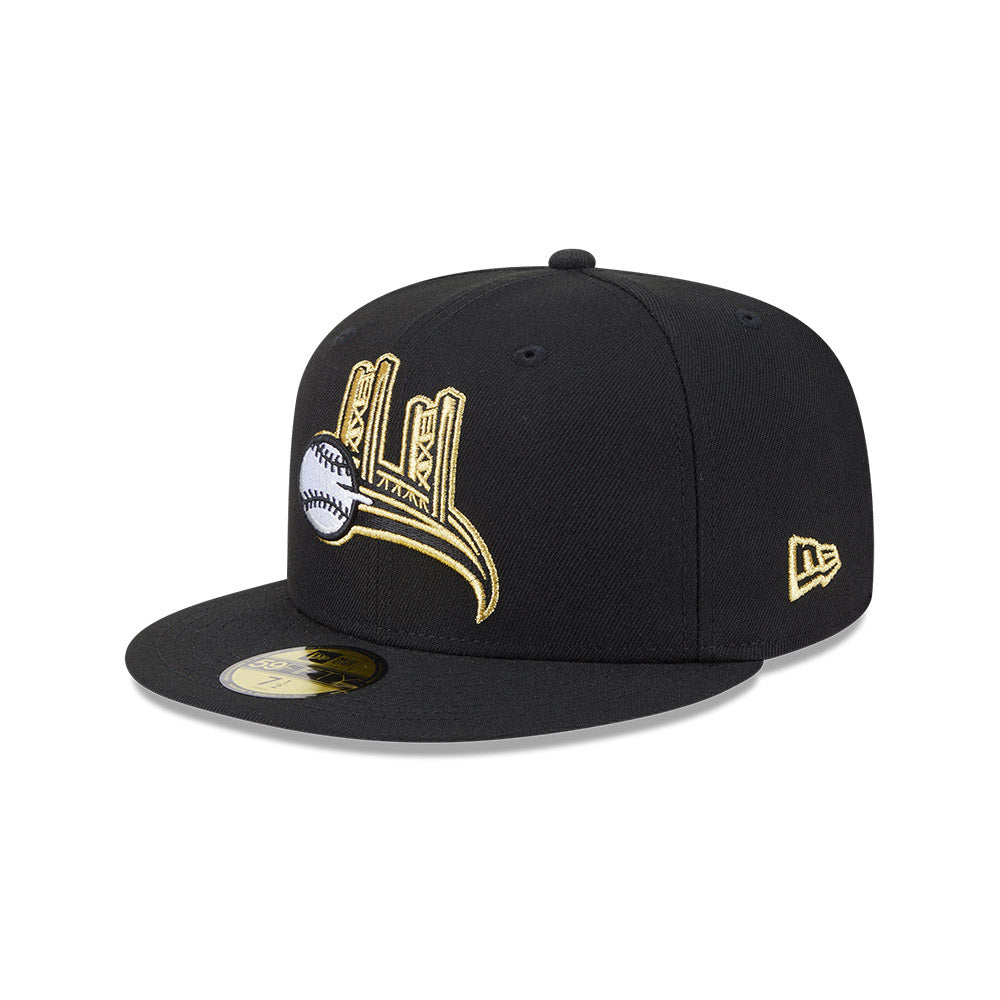 Sacramento River Cats MiLB New Era Men Black 59Fifty Alternate Authentic Collection Fitted Hat product image 1, provided for