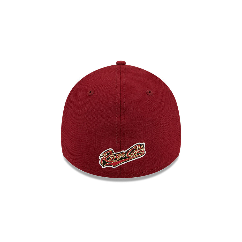 Sacramento River Cats MiLB New Era Men Red 39Thirty Authentic Collection Stretch Fit Hat product image 2, provided for