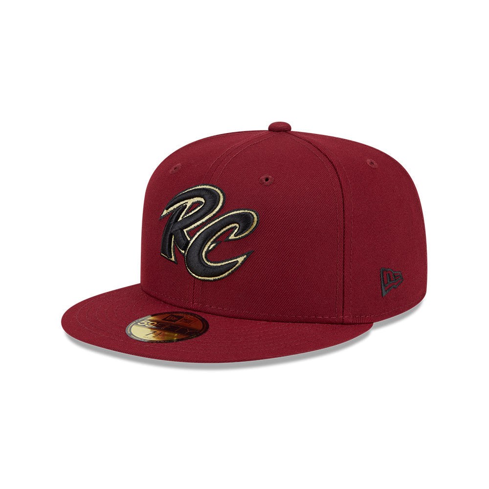 Sacramento River Cats MiLB New Era Men Red 59Fifty Authentic Collection Fitted Hat product image 1, provided for visual