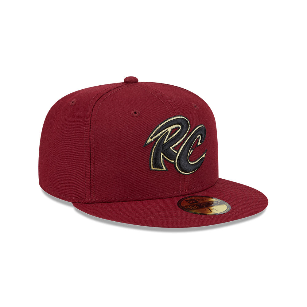 Sacramento River Cats MiLB New Era Men Red 59Fifty Authentic Collection Fitted Hat product image 4, provided for visual