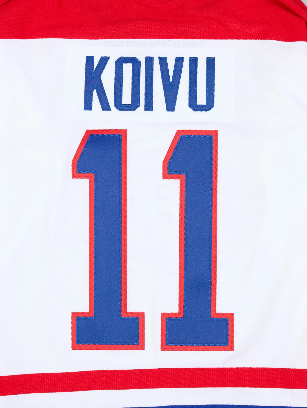 Saku Koivu Montreal Canadiens NHL Mitchell & Ness Men White 1995 Power Play Authentic Jersey product image 4, provided for