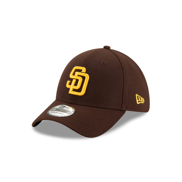 San Diego Padres MLB New Era Men Brown 39Thirty Team Classic Stretch Fit Hat product image 1, provided for visual reference