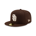 San Diego Padres MLB New Era Men Brown 59Fifty Authentic Collection Alternate Fitted Hat product image 1, provided for