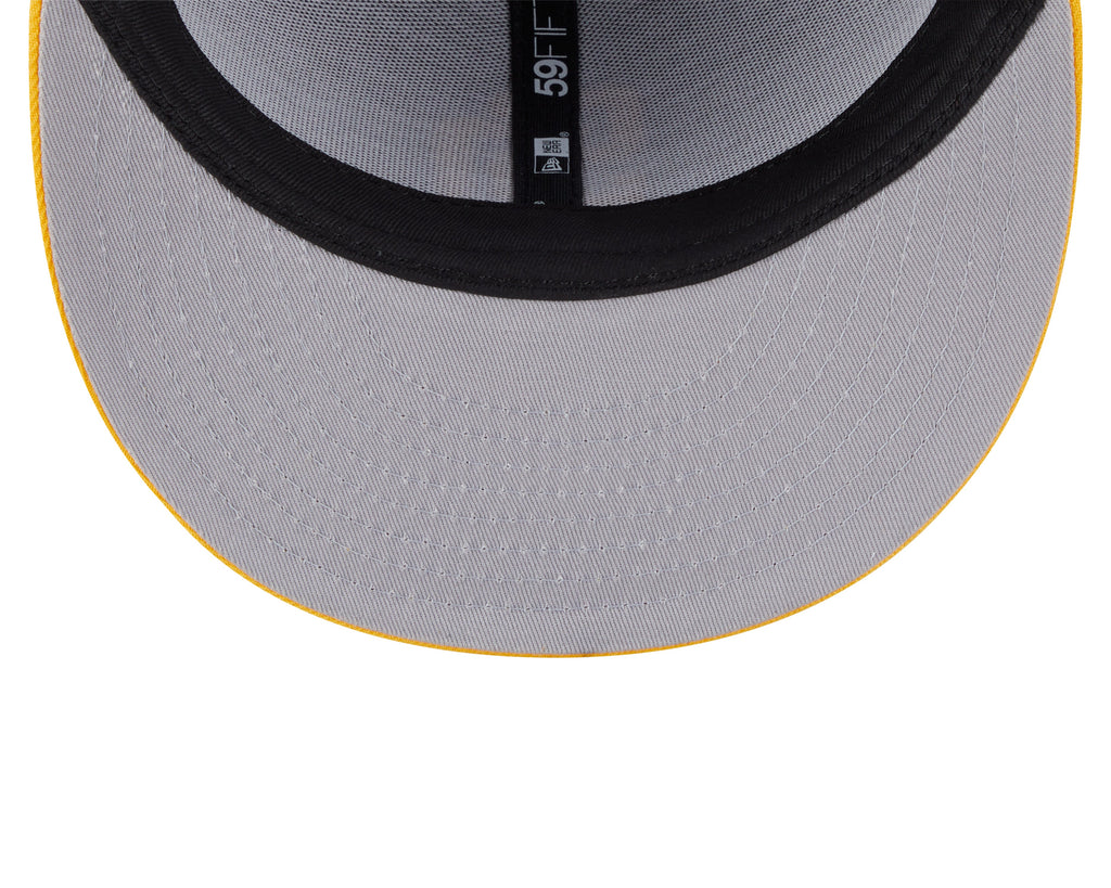 San Diego Padres MLB New Era Men Brown 59Fifty Two Tone Pinstripe Fitted Hat product image 7, provided for visual reference