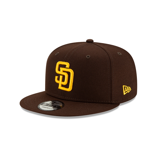 San Diego Padres MLB New Era Men Brown 9Fifty Basic Snapback product image 1, provided for visual reference and product