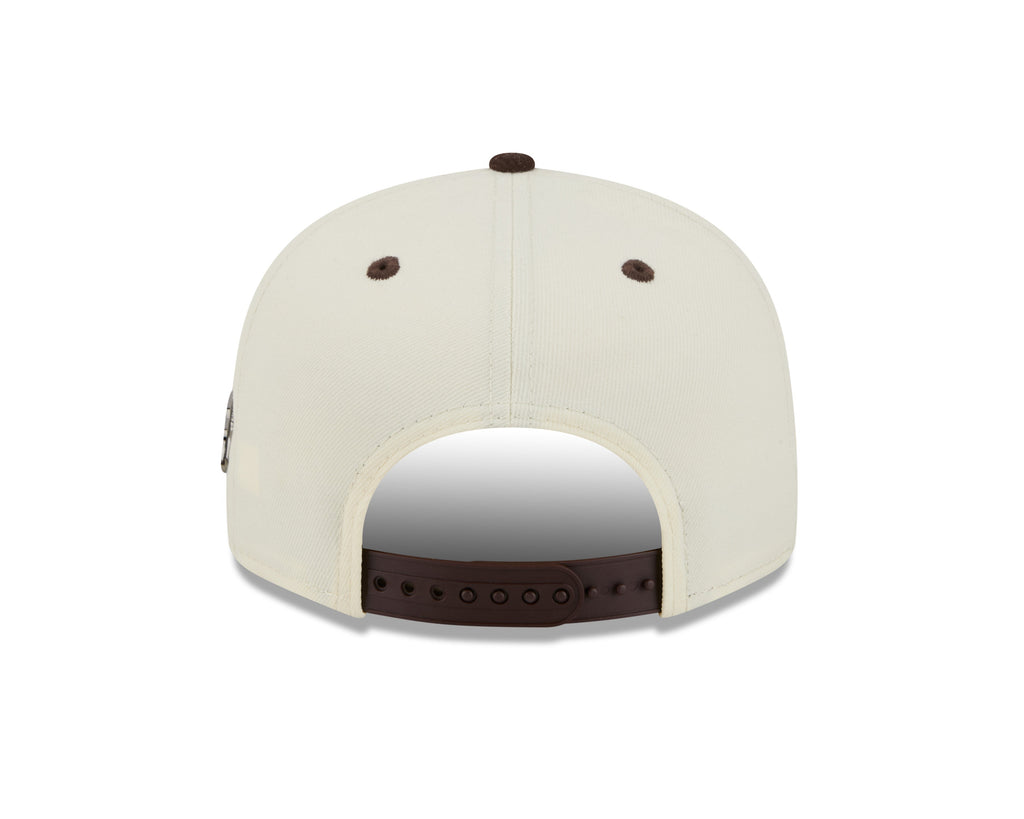 San Diego Padres MLB New Era Men Cream/Brown 9Fifty Mascot Pin Snapback product image 2, provided for visual reference and