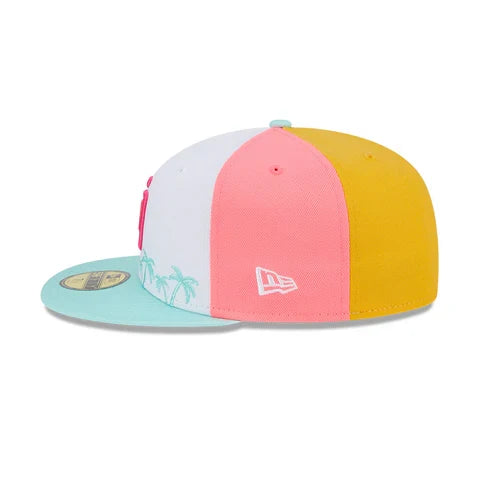 San Diego Padres MLB New Era Men White/Mint 59Fifty 2022 City Connect Fitted Hat product image 5, provided for visual