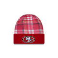 San Francisco 49ers NFL New Era Men Red 2024 Official Sideline Statement Cuff Knit Hat product image 1, provided for visual