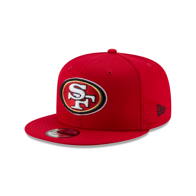 San Francisco 49ers NFL New Era Men Red 9Fifty Basic Snapback product image 1, provided for visual reference and product