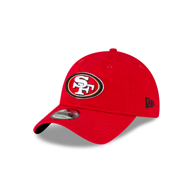 San Francisco 49ers NFL New Era Men Scarlet Red 9Twenty Core Classic Adjustable Hat product image 1, provided for visual