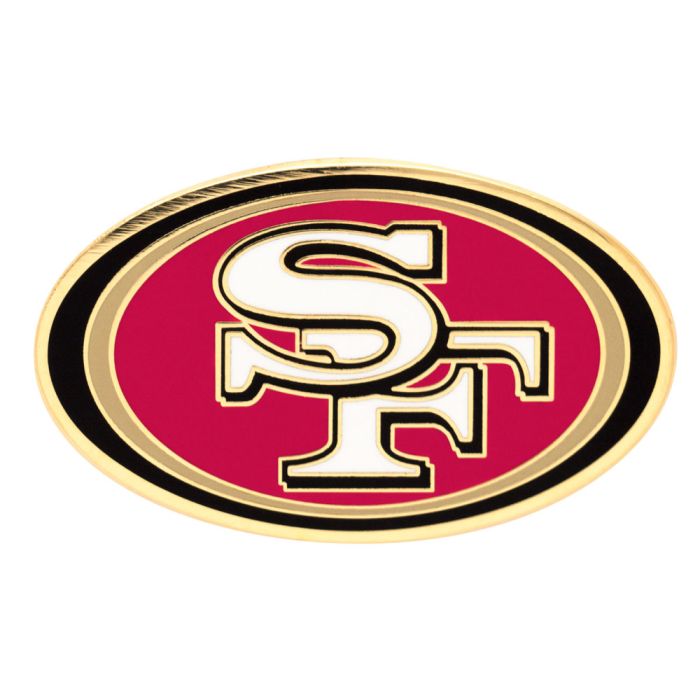 San Francisco 49ers NFL WinCraft Collector Enamel Pin product image 1, provided for visual reference and product detail