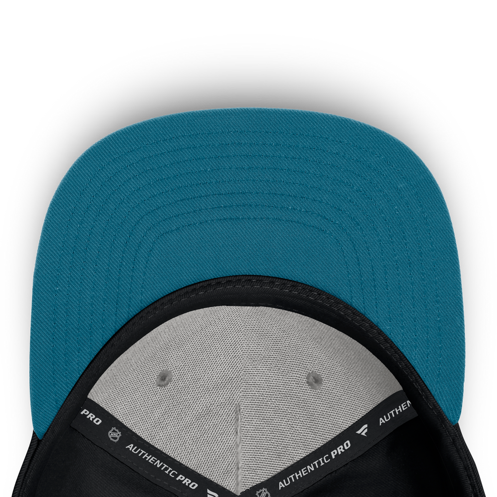 San Jose Sharks NHL Fanatics Branded Men Black 2026 Draft Authentic Pro A-Frame Adjustable Hat product image 5, provided for