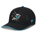 San Jose Sharks NHL Fanatics Branded Men Black 2026 Draft Authentic Pro A-Frame Adjustable Hat product image 1, provided for