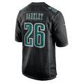 Saquon Barkley Philadelphia Eagles NFL Nike Black Fashion Game Jersey product image 1, provided for visual reference and
