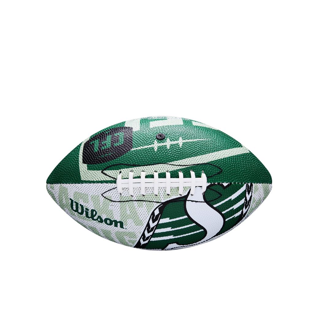 Saskatchewan Roughriders CFL Wilson Wraparound Mini Football product image 3, provided for visual reference and product