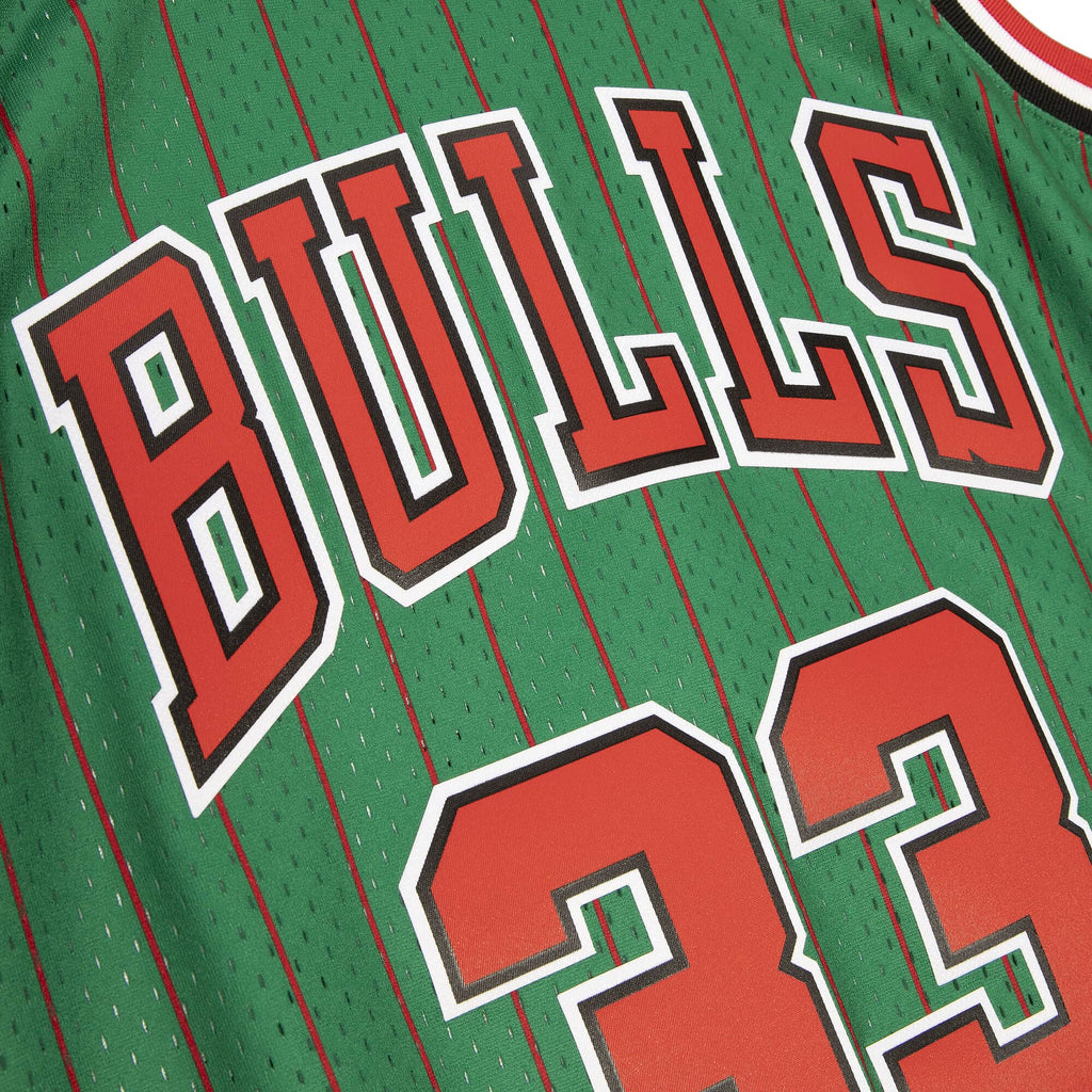Scottie Pippen Chicago Bulls NBA Mitchell & Ness Men Green 1995-96 Hardwood Classics Swingman Jersey product image 3,