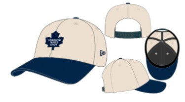 Toronto Maple Leafs NHL New Era Men Chrome White/Navy 9Seventy 1982 Logo Stretch Snapback product image 1, provided for