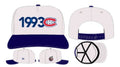 Montreal Canadiens NHL New Era Men White/Navy 19Twenty 1993 Snapback product image 1, provided for visual reference and