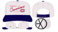 Montreal Canadiens NHL New Era Men White/Navy 19Twenty Team Script Snapback product image 1, provided for visual reference