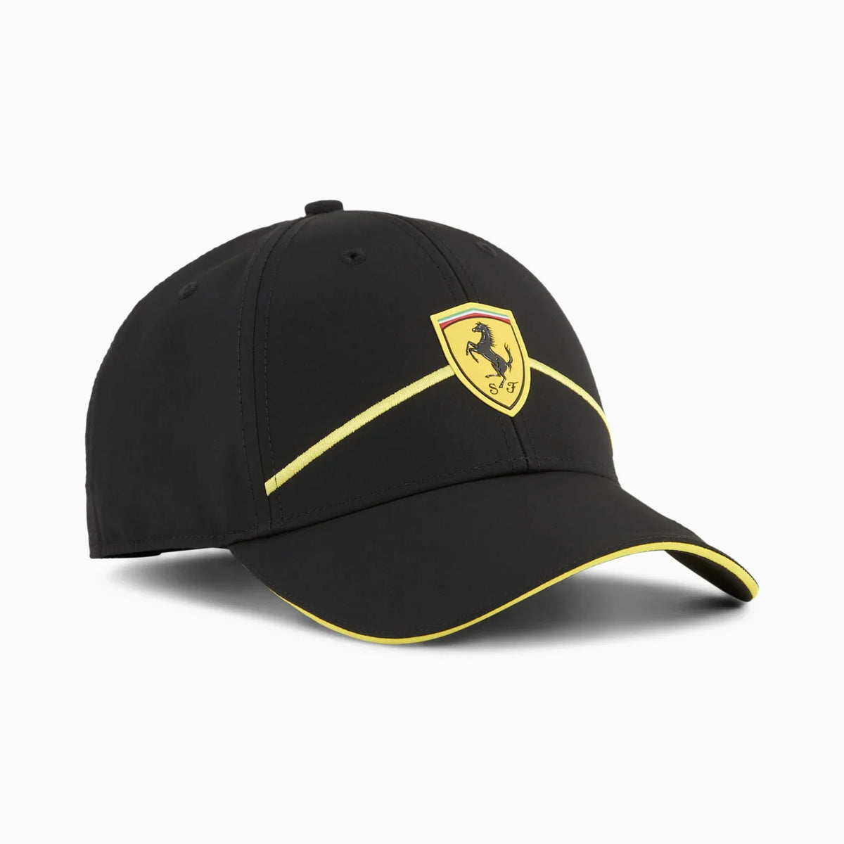 Scuderia Ferrari F1 Puma Men Black Race Snapback Cap product image 1, provided for visual reference and product detail review