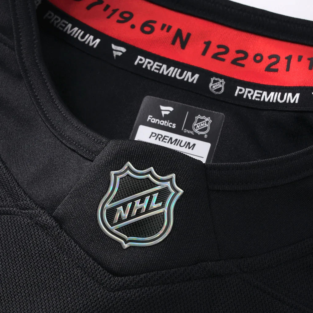 Seattle Kraken NHL Fanatics Branded Men Black Alternate Premium Jersey product image 6, provided for visual reference and