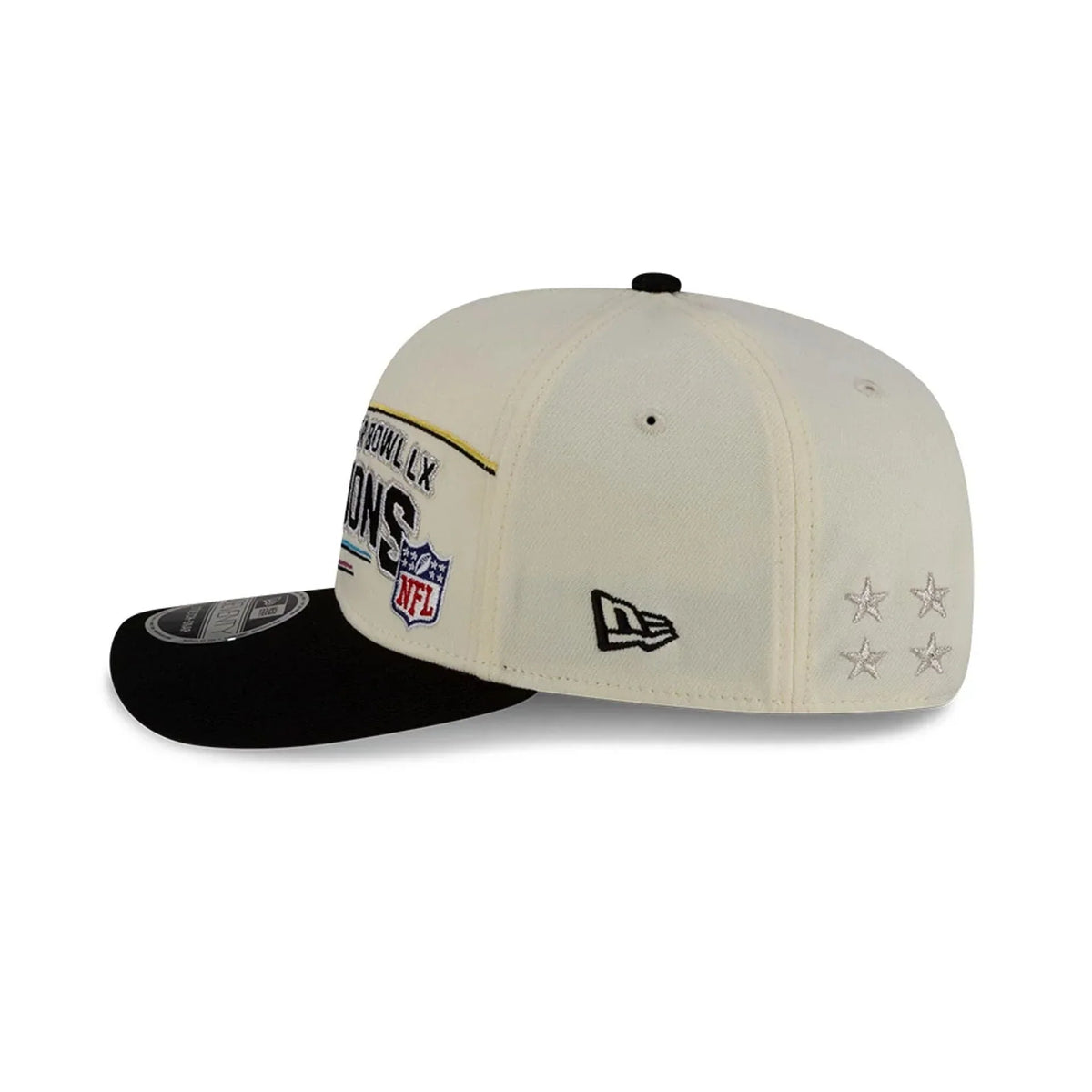 Seattle Seahawks NFL New Era Men Cream 9SEVENTY Super Bowl LX Champions Locker Room Stretch Snapback product image 5,