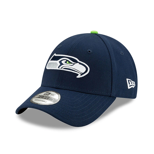 Seattle Seahawks NFL New Era Men Oceanside Blue 9Forty The League Adjustable Hat product image 1, provided for visual