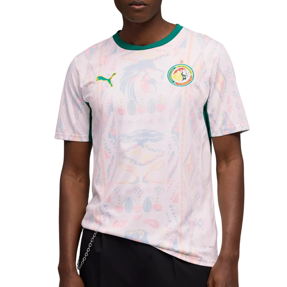 Senegal National Team FIFA Puma Men White 2026 Home Replica Jersey product image 3, provided for visual reference and
