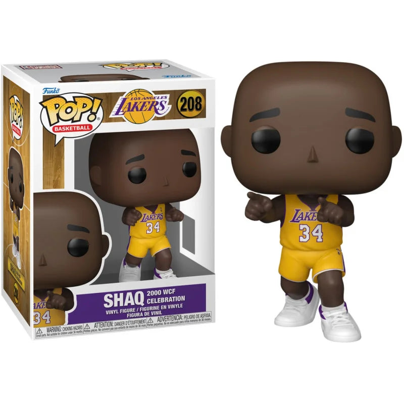 Shaquille O'Neal NBA Legends 2000 WCF Celebration Funko POP Vinyl Figure #208 product image 1, provided for visual reference