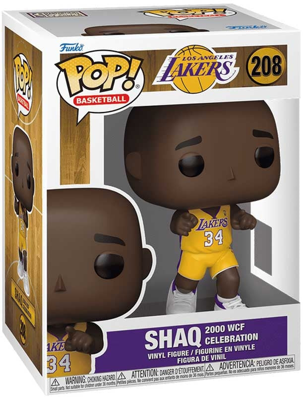 Shaquille O'Neal NBA Legends 2000 WCF Celebration Funko POP Vinyl Figure #208 product image 2, provided for visual reference